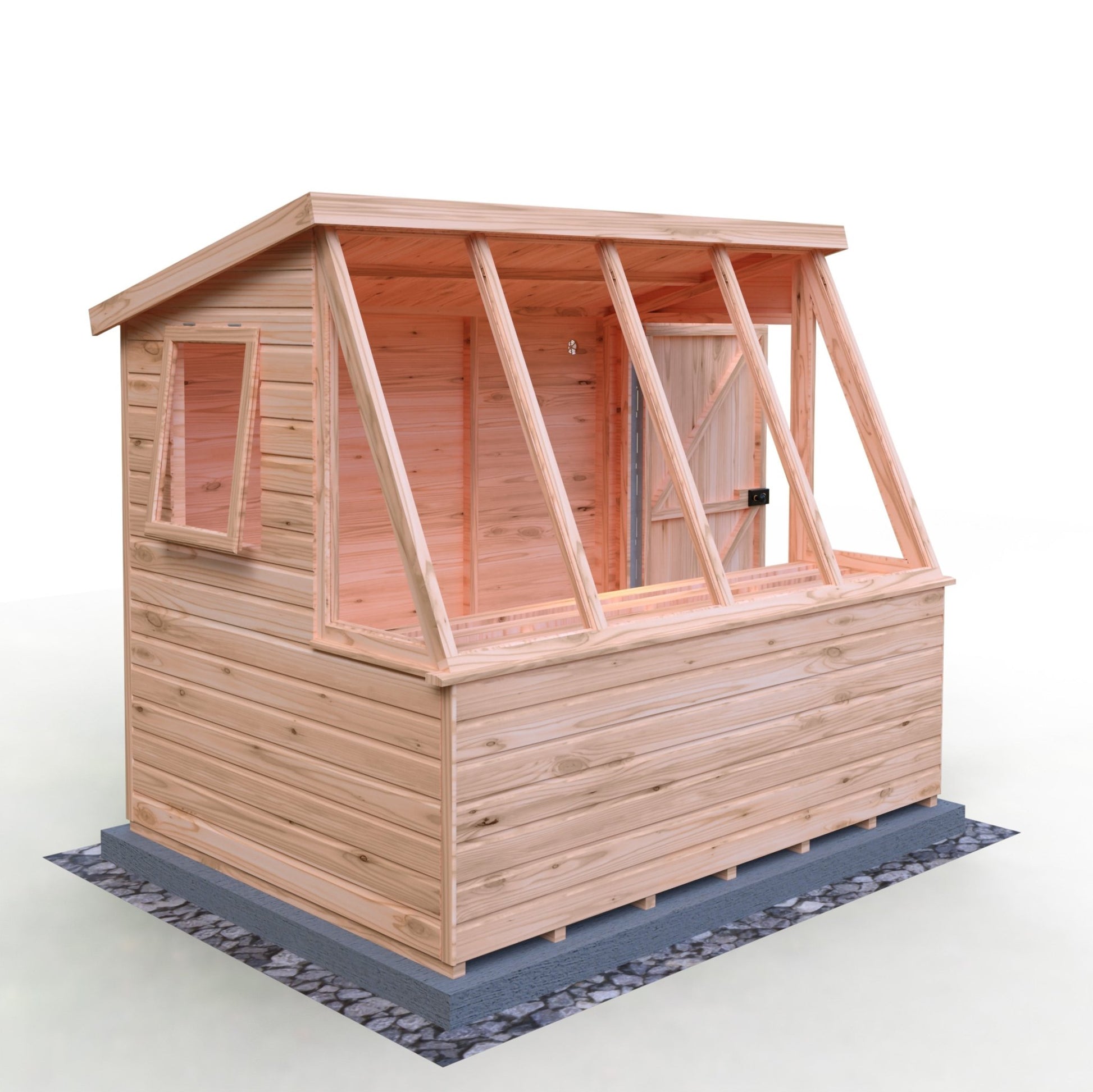 Shire 8 x 6ft Style B Shiplap Potting Shed - JJ Building Materials
