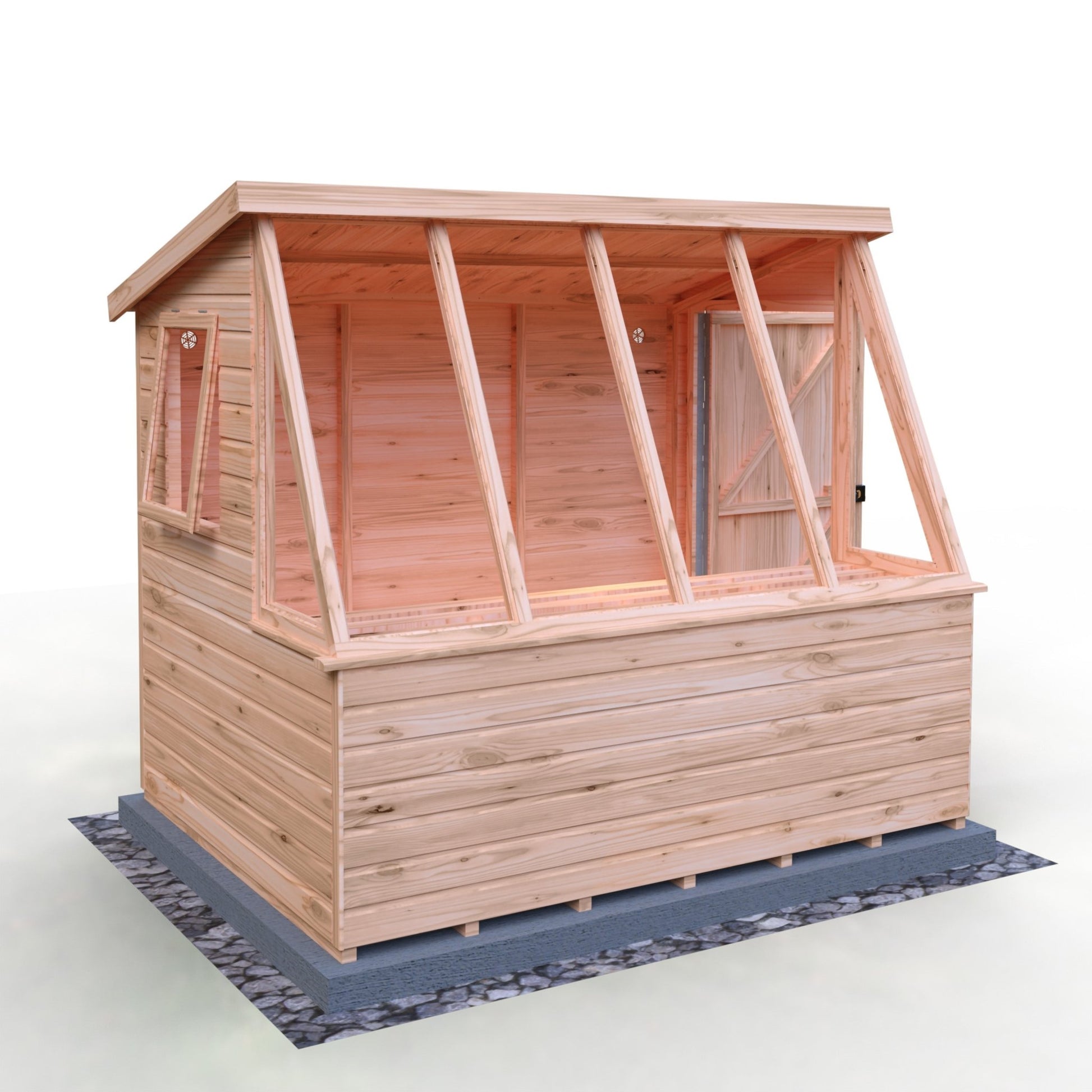 Shire 8 x 6ft Style B Shiplap Potting Shed - JJ Building Materials