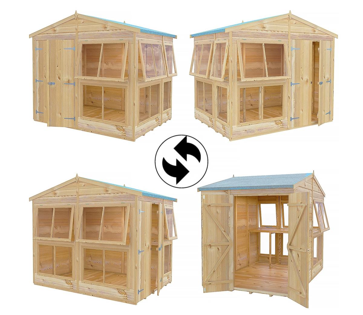Shire 8 x 6ft Sun Hut - JJ Building Materials