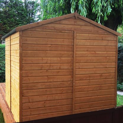 Shire Abri 7x7ft T&G Single Door Apex Wooden Shed - JJ Building Materials