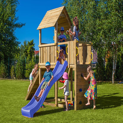 Shire Adventure Peaks Fortress 3 (Carol 3) Climbing Frame With Swing & Slide - JJ Building Materials