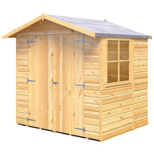 Shire Alderney 7x5ft Double Door T&G Apex Wooden Shed - JJ Building Materials
