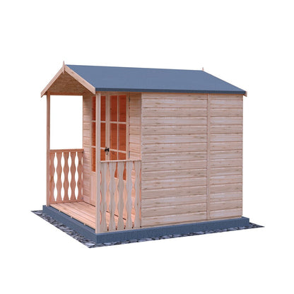 Shire Alnwick 7x7ft Double Door T&G Wooden Summerhouse - JJ Building Materials