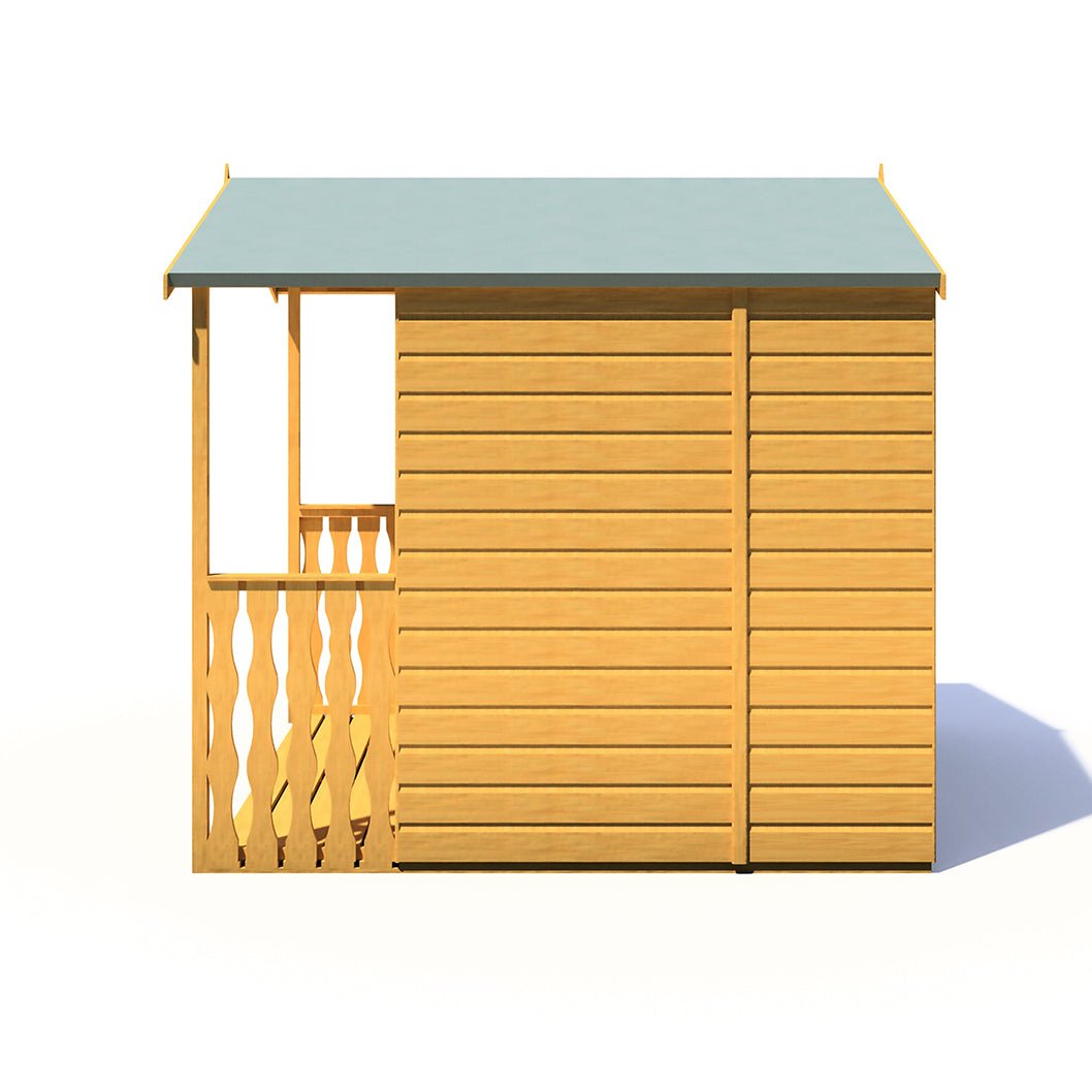 Shire Alnwick 7x7ft Double Door T&G Wooden Summerhouse - JJ Building Materials
