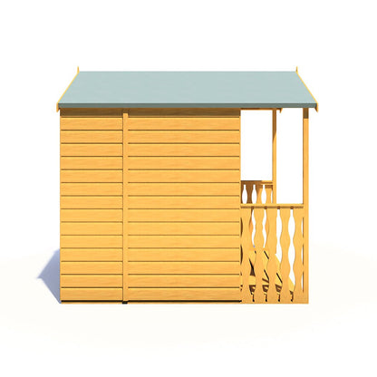 Shire Alnwick 7x7ft Double Door T&G Wooden Summerhouse - JJ Building Materials