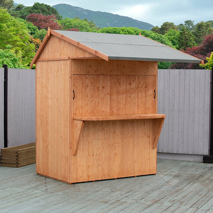 Shire Apex Outdoor Bar & Storage 6x4ft - JJ Building Materials