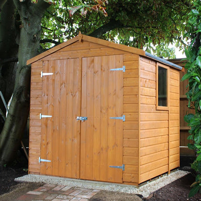 Shire Arran 6x6ft Double Door Apex Wooden Shed - JJ Building Materials