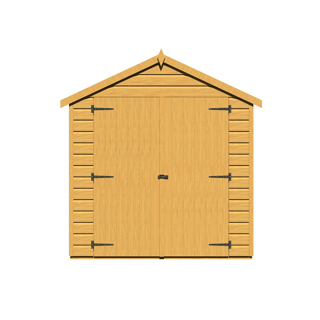 Shire Arran 6x6ft Double Door Apex Wooden Shed - JJ Building Materials