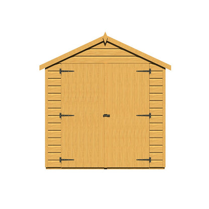 Shire Arran 6x6ft Double Door Apex Wooden Shed - JJ Building Materials