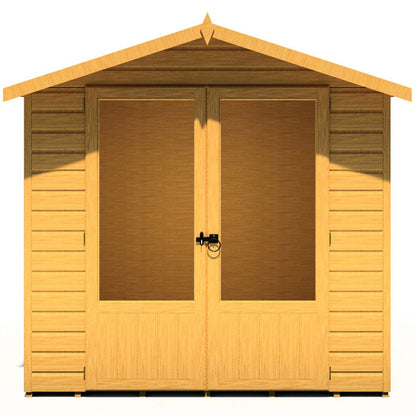 Shire Avance 7x5ft T&G Double Door Wooden Summerhouse - JJ Building Materials