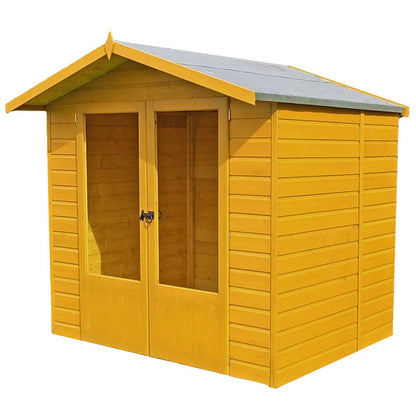 Shire Avance 7x5ft T&G Double Door Wooden Summerhouse - JJ Building Materials