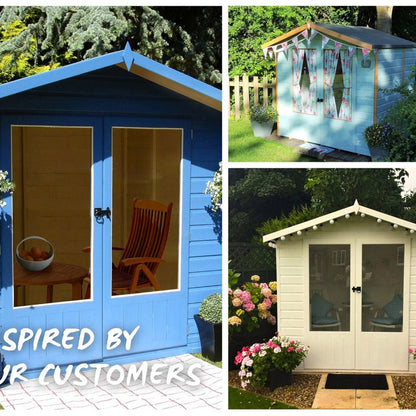 Shire Avance 7x5ft T&G Double Door Wooden Summerhouse - JJ Building Materials