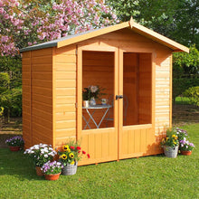 Shire Avance 7x5ft T&G Double Door Wooden Summerhouse - JJ Building Materials