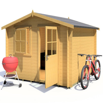 Shire Avesbury Log Cabin With 19mm Log Thickness - JJ Building Materials