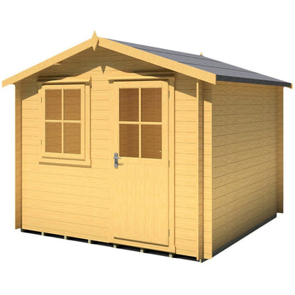 Shire Avesbury Log Cabin With 19mm Log Thickness - JJ Building Materials