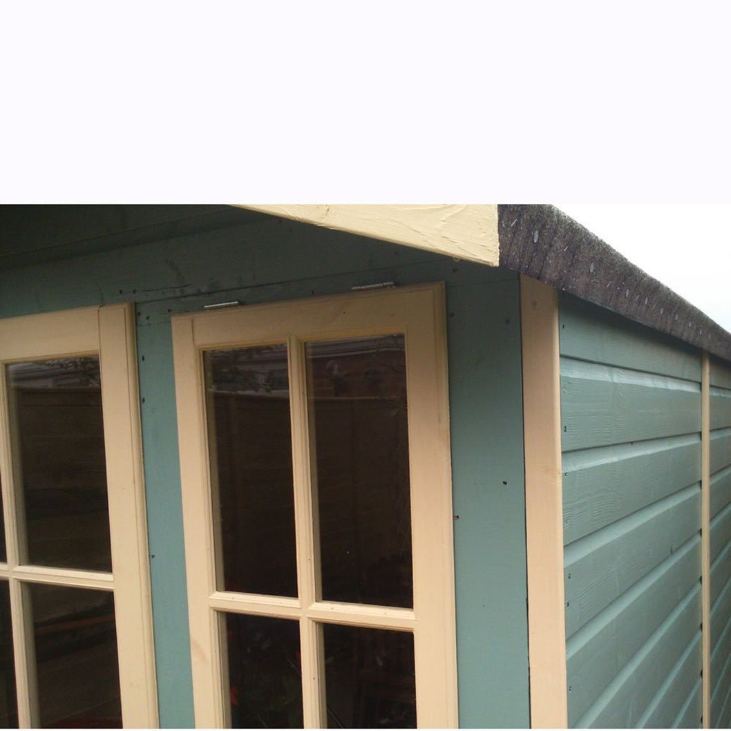 Shire Badminton 7x10ft Single Door T&G Wooden Summerhouse - JJ Building Materials