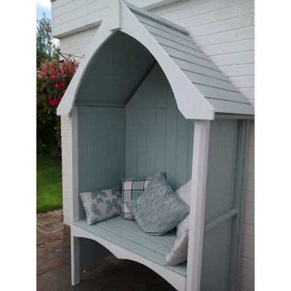 Shire Balsam Garden Arbour Seat 4 x 2ft Pressure Treated - JJ Building Materials