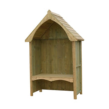 Shire Balsam Garden Arbour Seat 4 x 2ft Pressure Treated - JJ Building Materials