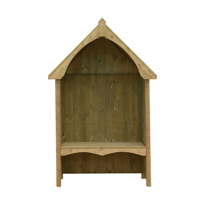 Shire Balsam Garden Arbour Seat 4 x 2ft Pressure Treated - JJ Building Materials