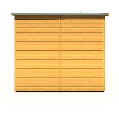 Shire Barclay 8x8ft Corner Double Door T&G Wooden Summerhouse - JJ Building Materials