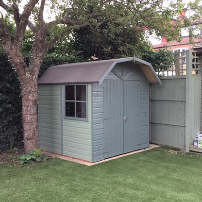 Shire Barn 7x7ft T&G Double Door Wooden Shed - JJ Building Materials
