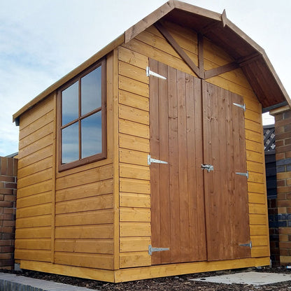Shire Barn 7x7ft T&G Double Door Wooden Shed - JJ Building Materials