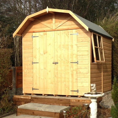 Shire Barn 7x7ft T&G Double Door Wooden Shed - JJ Building Materials