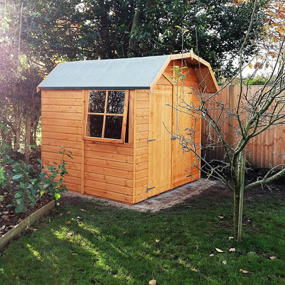 Shire Barn 7x7ft T&G Double Door Wooden Shed - JJ Building Materials
