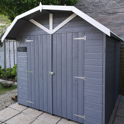 Shire Barn 7x7ft T&G Double Door Wooden Shed - JJ Building Materials