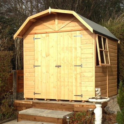 Shire Barn 7x7ft T&G Double Door Wooden Shed - JJ Building Materials