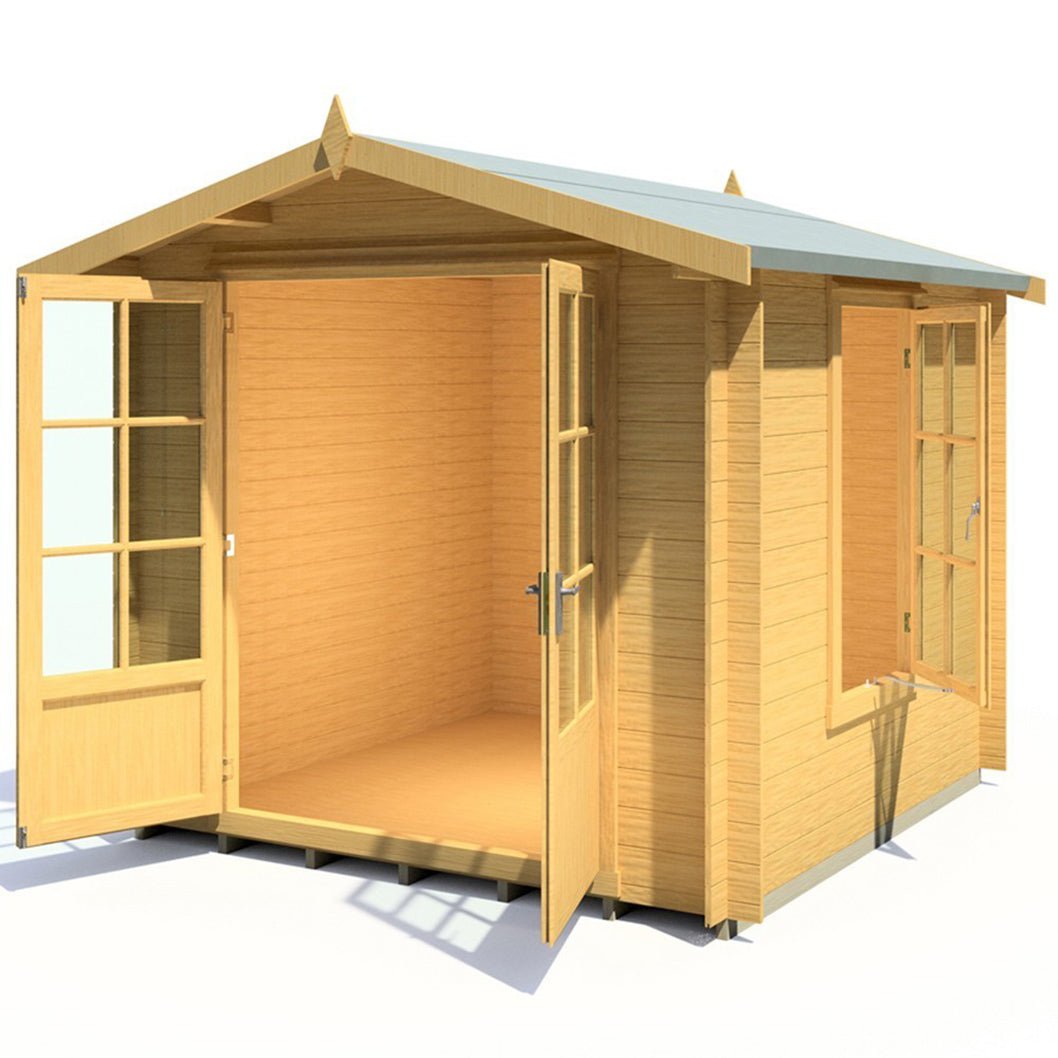 Shire Barnsdale Log Cabin With 19mm Log Thickness - JJ Building Materials