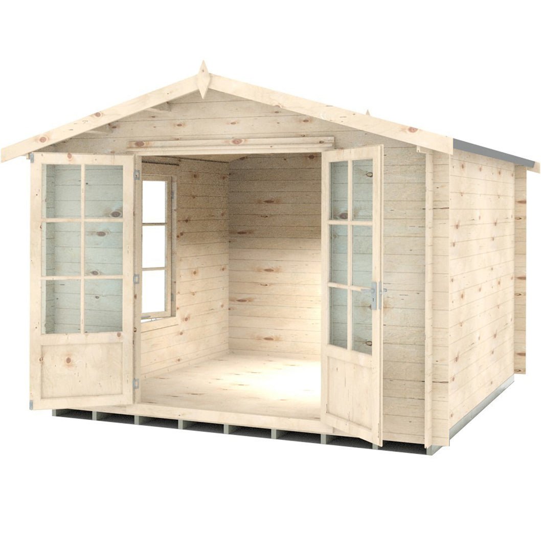 Shire Barnsdale Log Cabin With 19mm Log Thickness - JJ Building Materials