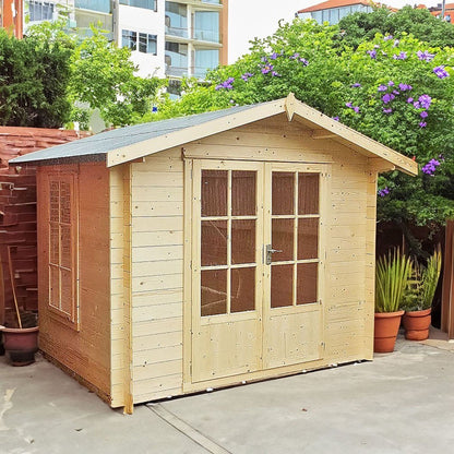 Shire Barnsdale Log Cabin With 19mm Log Thickness - JJ Building Materials