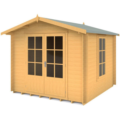 Shire Barnsdale Log Cabin With 19mm Log Thickness - JJ Building Materials