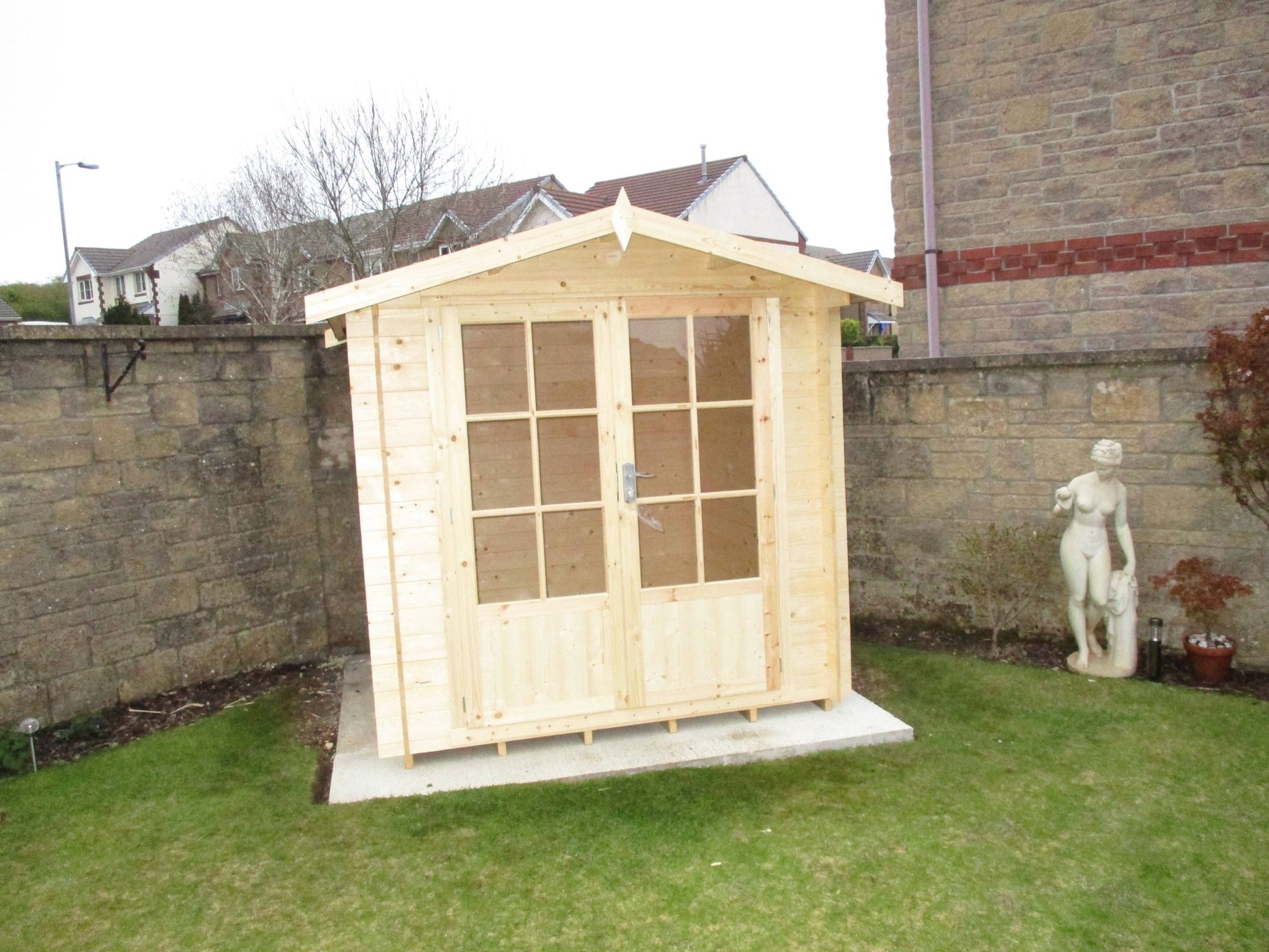 Shire Barnsdale Log Cabin With 19mm Log Thickness - JJ Building Materials