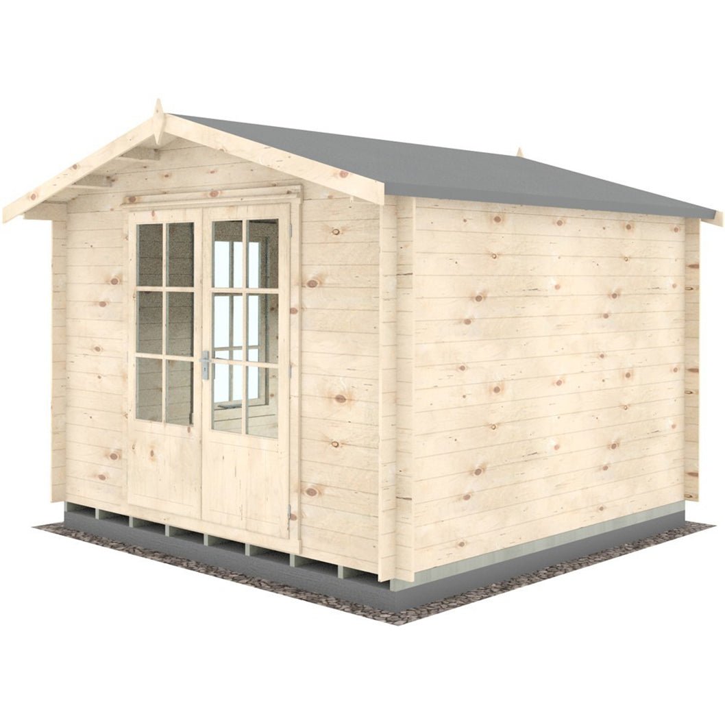Shire Barnsdale Log Cabin With 19mm Log Thickness - JJ Building Materials