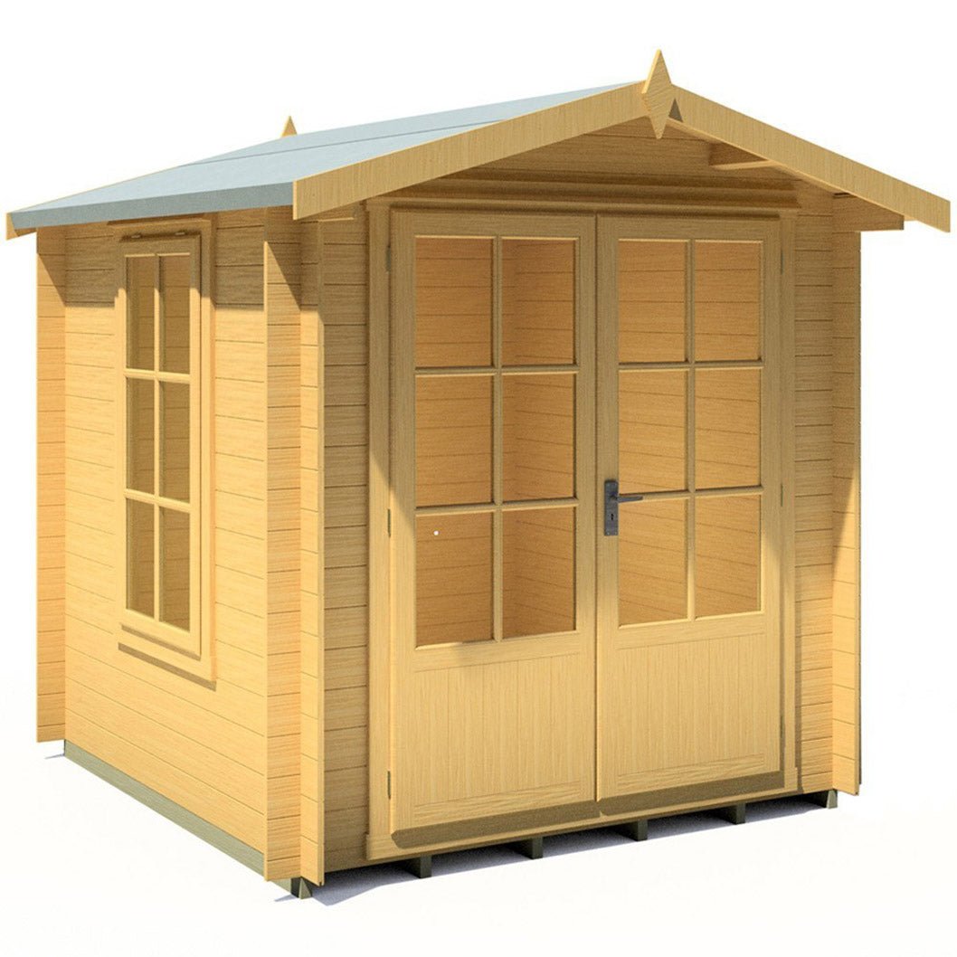 Shire Barnsdale Log Cabin With 19mm Log Thickness - JJ Building Materials