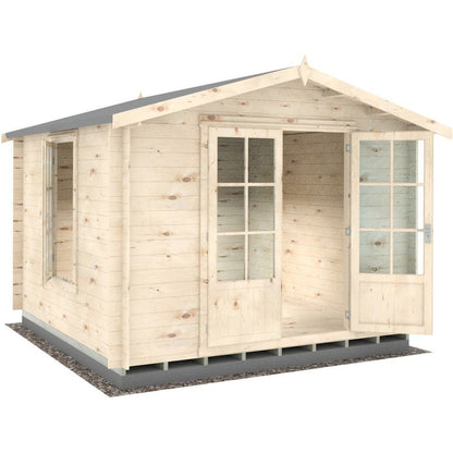 Shire Barnsdale Log Cabin With 19mm Log Thickness - JJ Building Materials