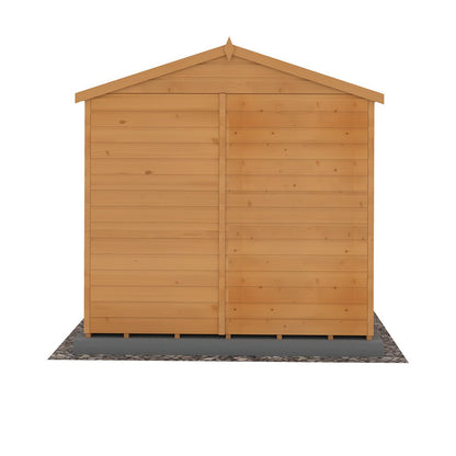 Shire Barraca 7x10ft T&G Single Door Apex Wooden Shed - JJ Building Materials