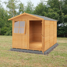 Shire Barraca 7x10ft T&G Single Door Apex Wooden Shed - JJ Building Materials