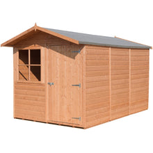 Shire Barraca 7x10ft T&G Single Door Apex Wooden Shed - JJ Building Materials