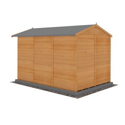 Shire Barraca 7x10ft T&G Single Door Apex Wooden Shed - JJ Building Materials