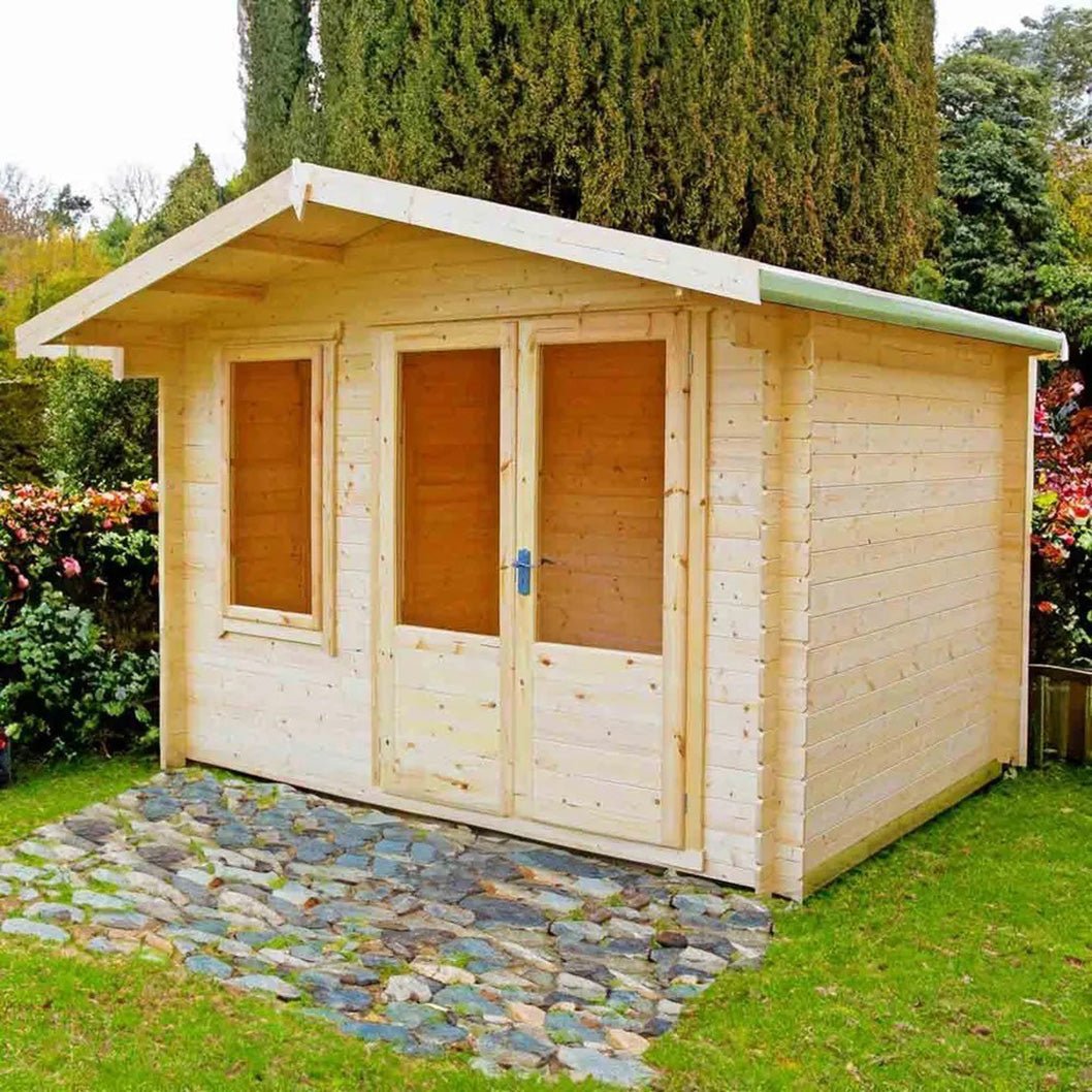 Shire Berryfield Log Cabin With 19mm Log Thickness - JJ Building Materials