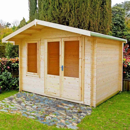 Shire Berryfield Log Cabin With 19mm Log Thickness - JJ Building Materials