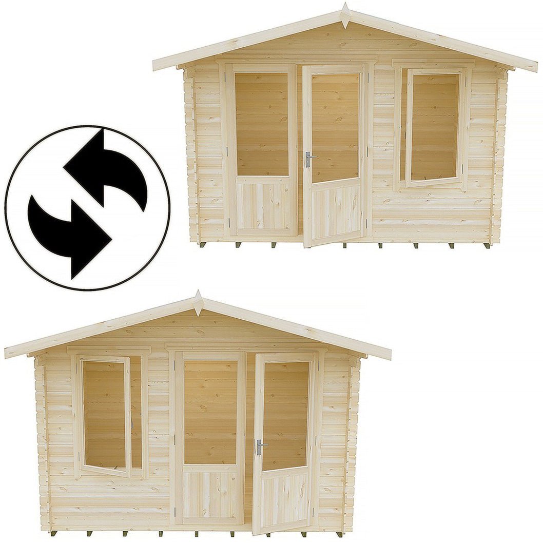 Shire Berryfield Log Cabin With 19mm Log Thickness - JJ Building Materials