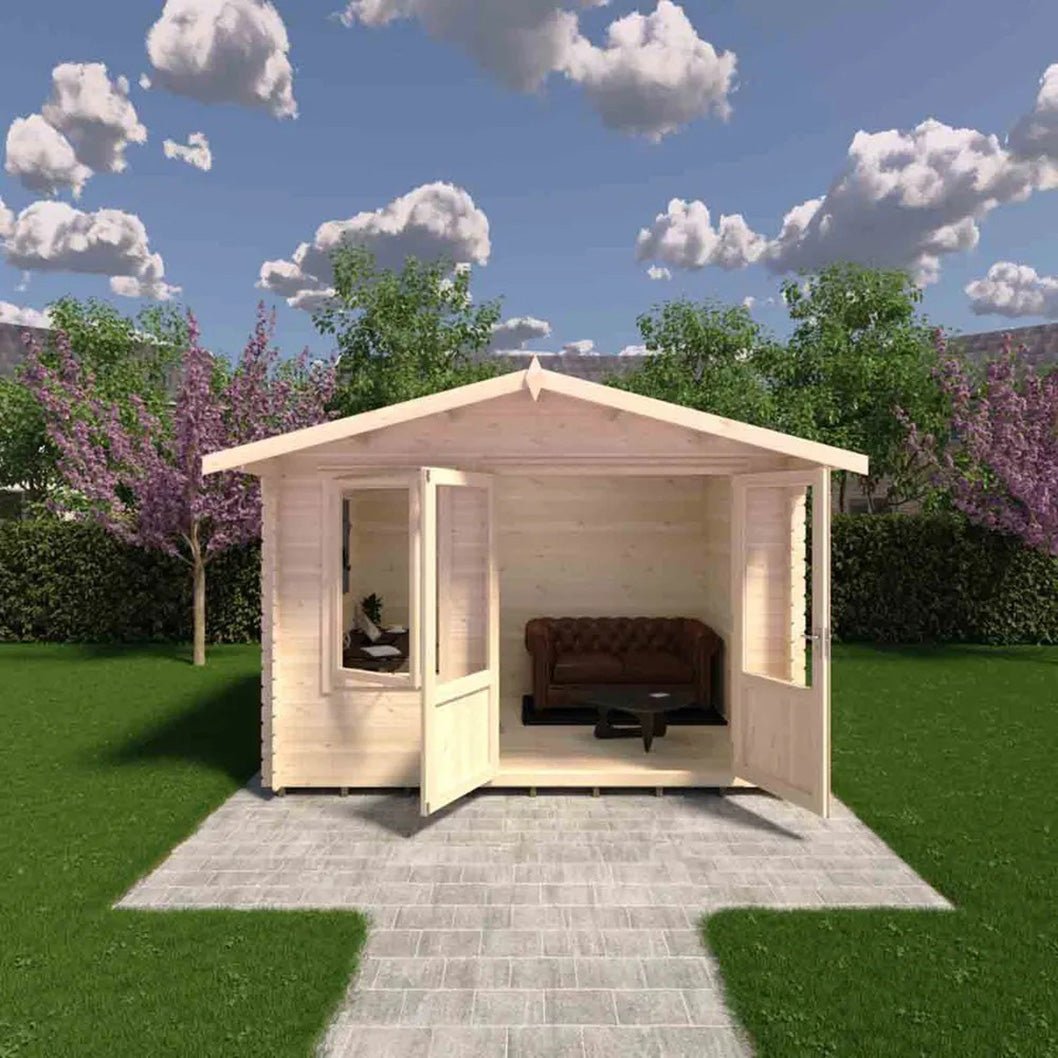 Shire Berryfield Log Cabin With 19mm Log Thickness - JJ Building Materials