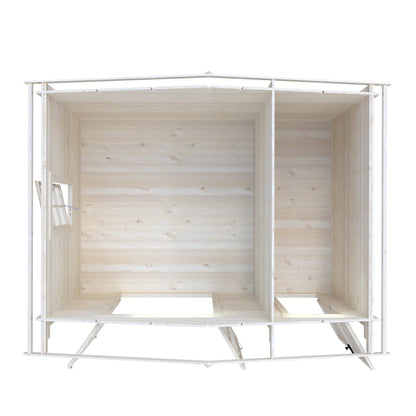 Shire Bourne 14x10ft Log Cabin With 28mm Log Thickness - JJ Building Materials