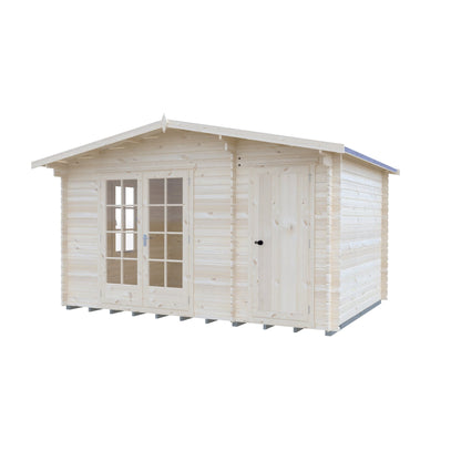 Shire Bourne 14x10ft Log Cabin With 28mm Log Thickness - JJ Building Materials