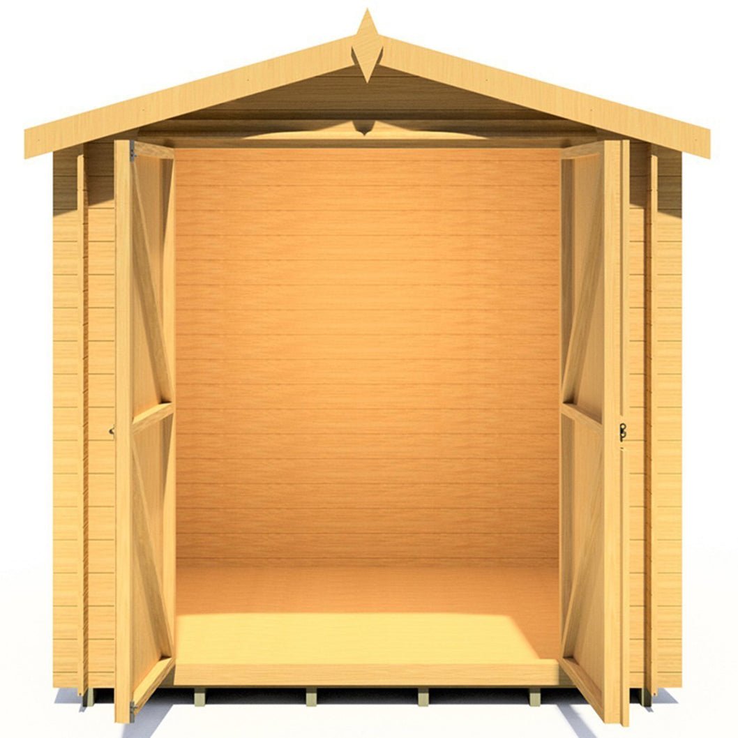 Shire Bradley Log Cabin With 19mm Log Thickness - JJ Building Materials