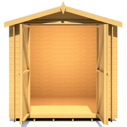 Shire Bradley Log Cabin With 19mm Log Thickness - JJ Building Materials